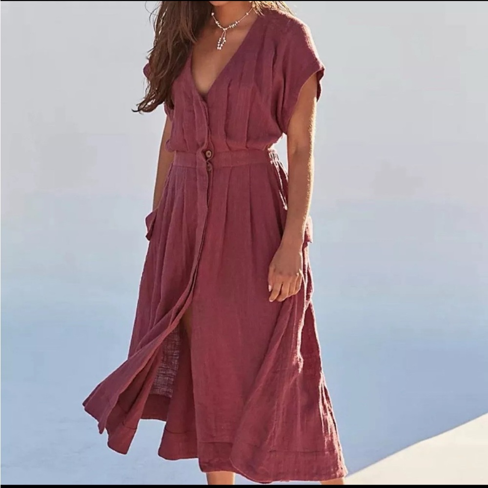 Free People Lotta Midi Dress